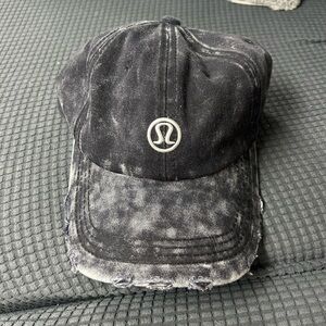 Lululemon Grey Distressed Ball Hat